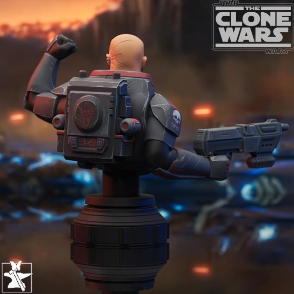 Gentle Giant Star Wars The Clone Wars Wrecker Seventh Scale Bust